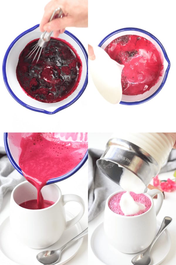 How to make beetroot latte_