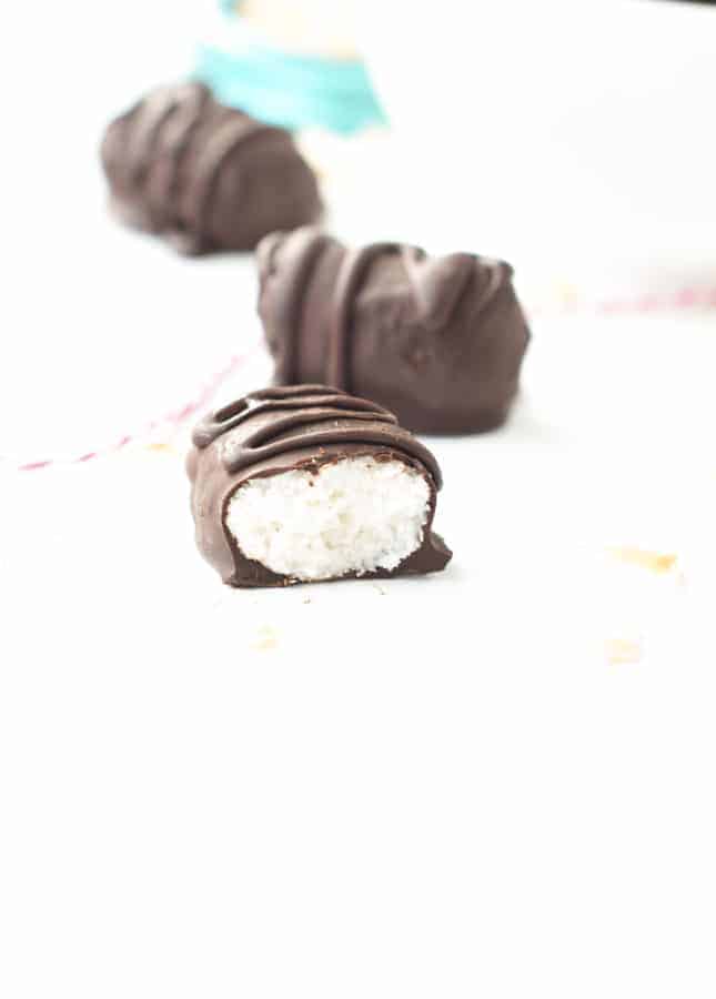 Homemade bounty bars