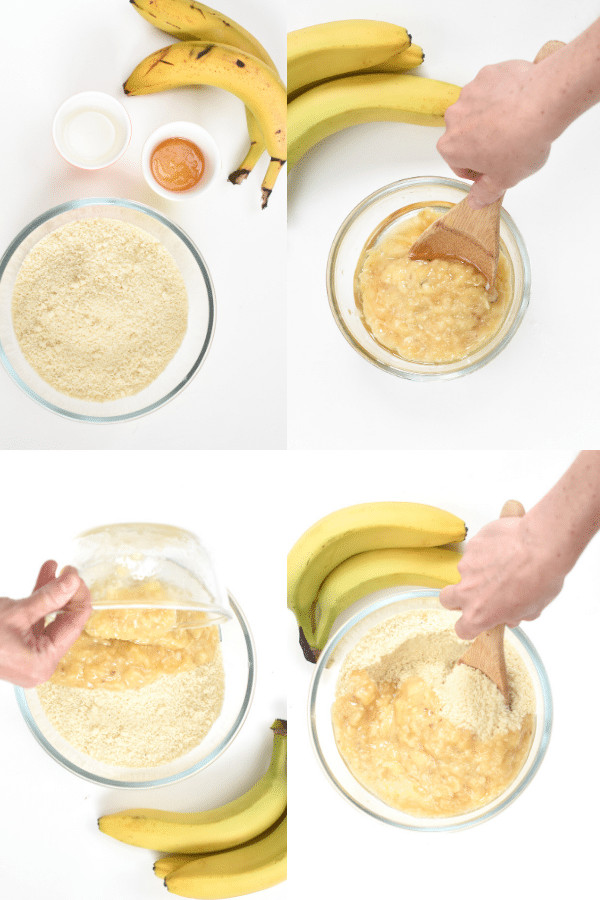 How to make Banana almond flour cookies with 4 ingredients