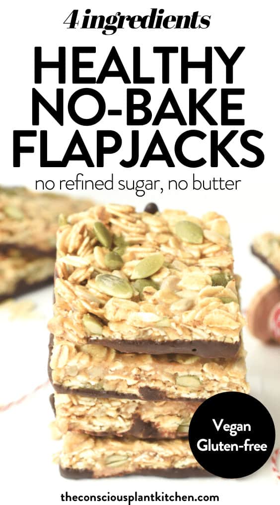 No bake flapjacks vegan gluten free