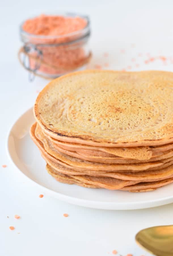 Red lentil flatbread