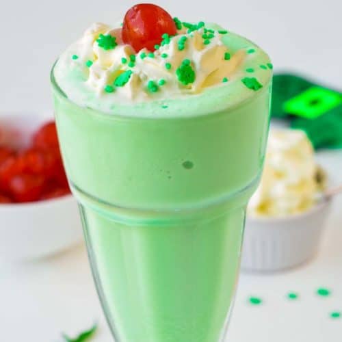 Healthy Vegan Shamrock Shake Recipe