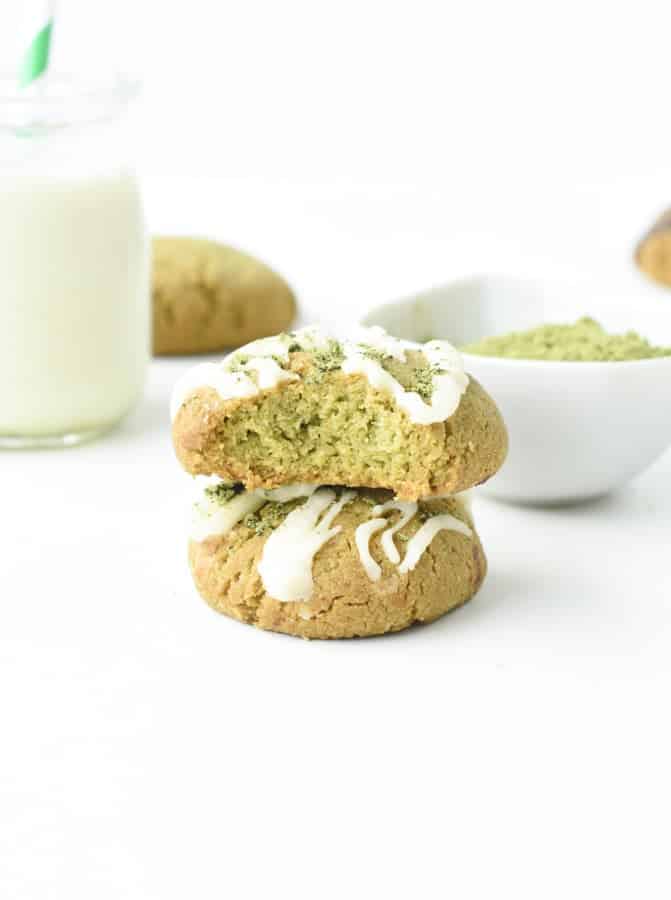 Easy Matcha cookies