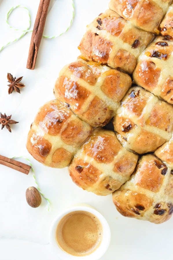 Easy Vegan hot cross bun recipe