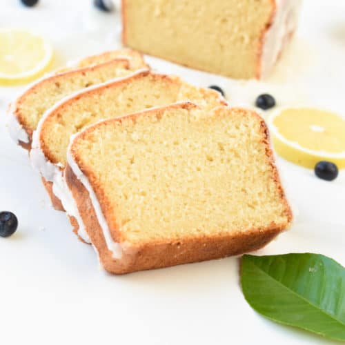 Vegan Lemon Pound Cake with Lemon Glazing