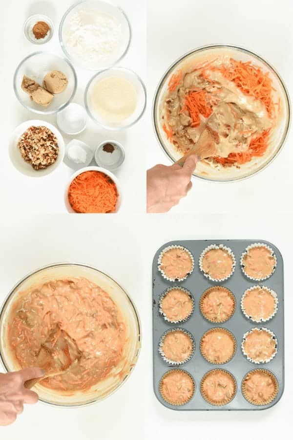 How to make vegan carrot cupcakes
