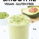 Matcha smoothie vegan