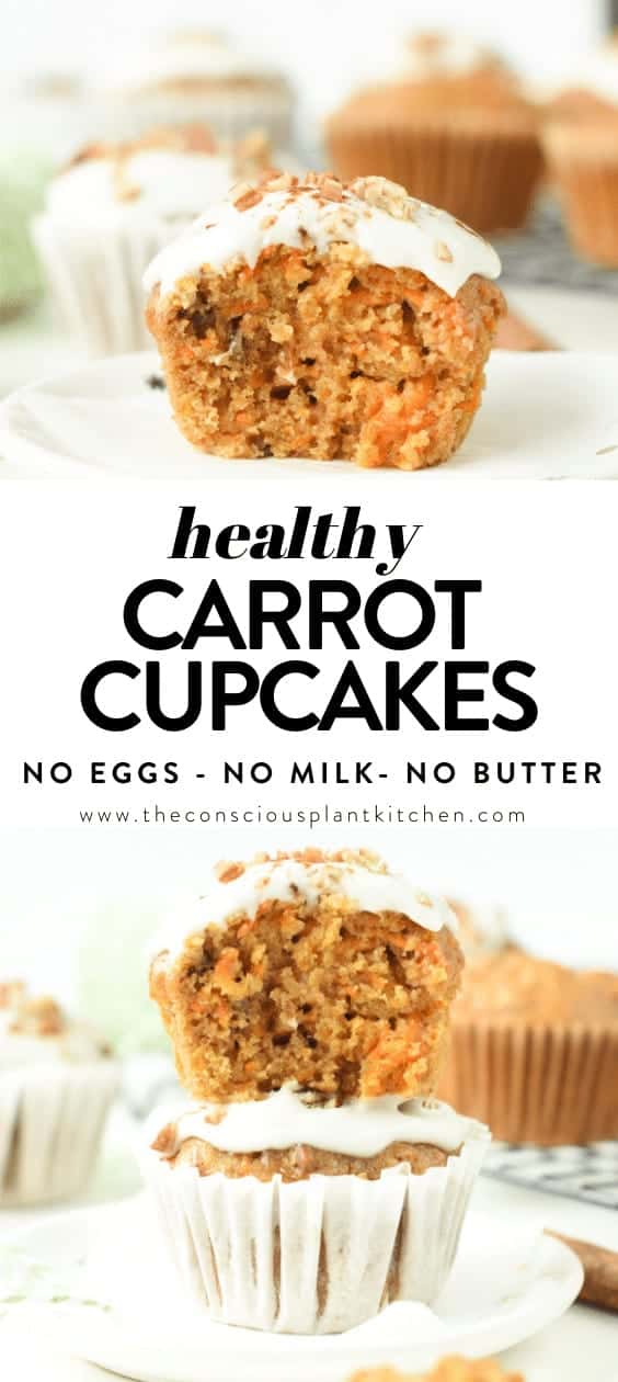 Vegan carrot cupcakes