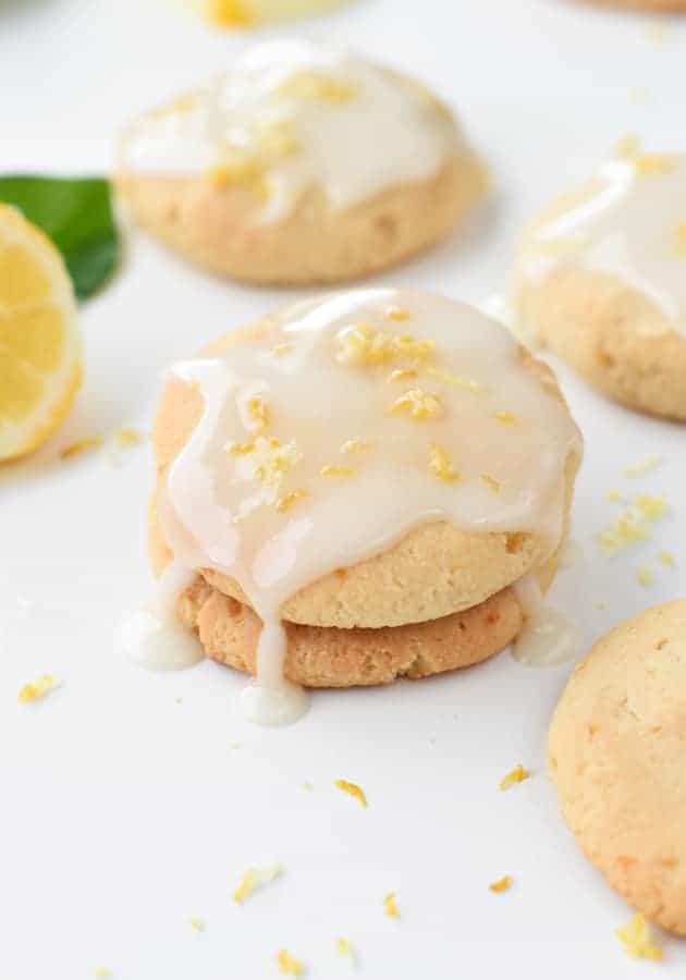 Vegan gluten free lemon cookies