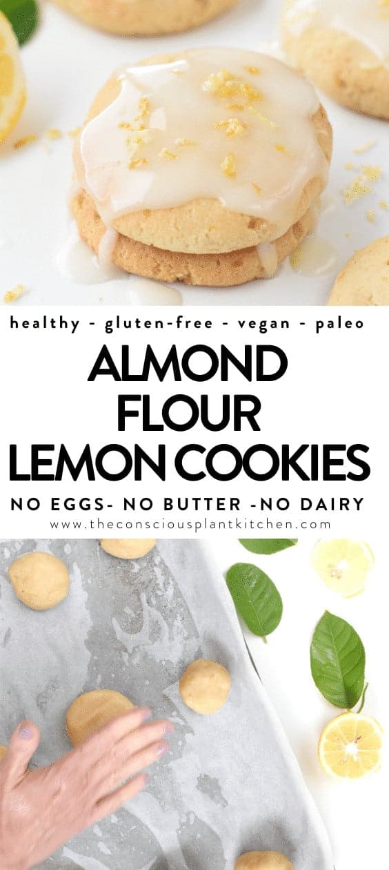 Vegan lemon cookies