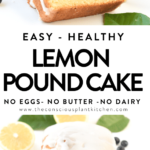 Vegan lemon pound cakeVegan lemon pound cake