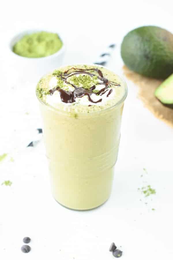 matcha avocado smoothie