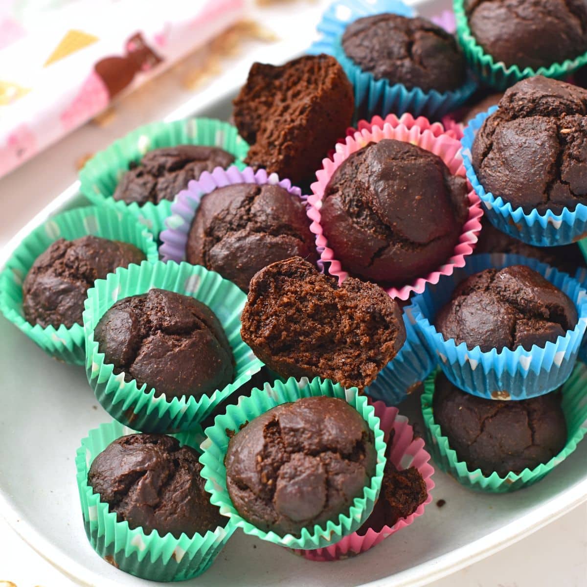 Chocolate Spinach Muffins