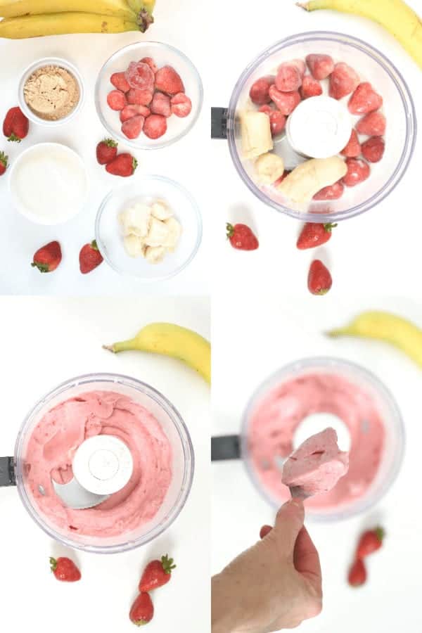 How to make strawberry banana smoothie bowl