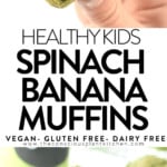 Vegan Spinach Banana Muffins