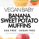 Vegan baby led weaning muffins