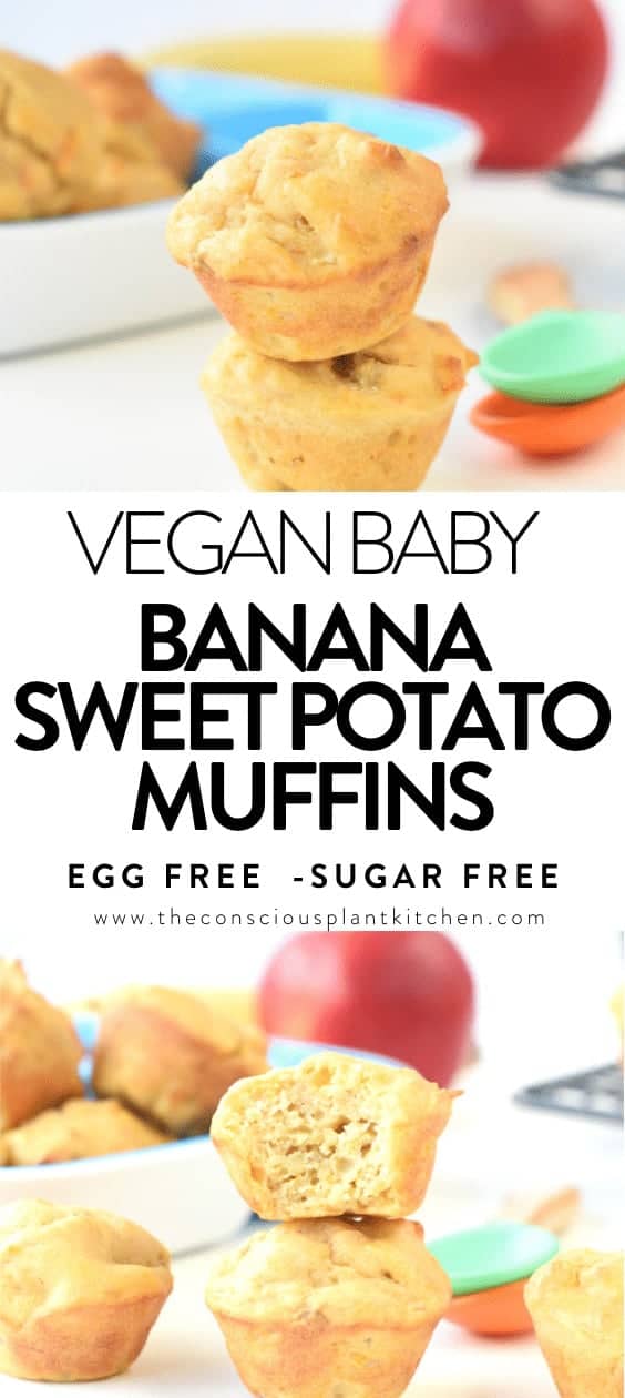 Vegan baby led weaning muffins