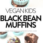 Vegan black bean muffins