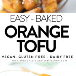 Vegan orange tofu recipe