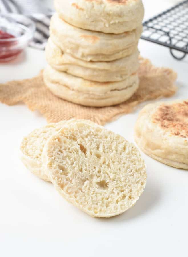 vegan pan bread english muffins