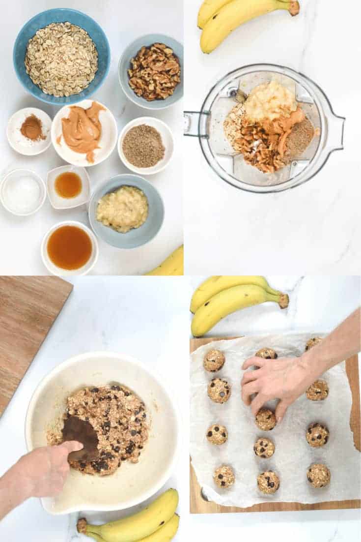 How to make banana energy balls