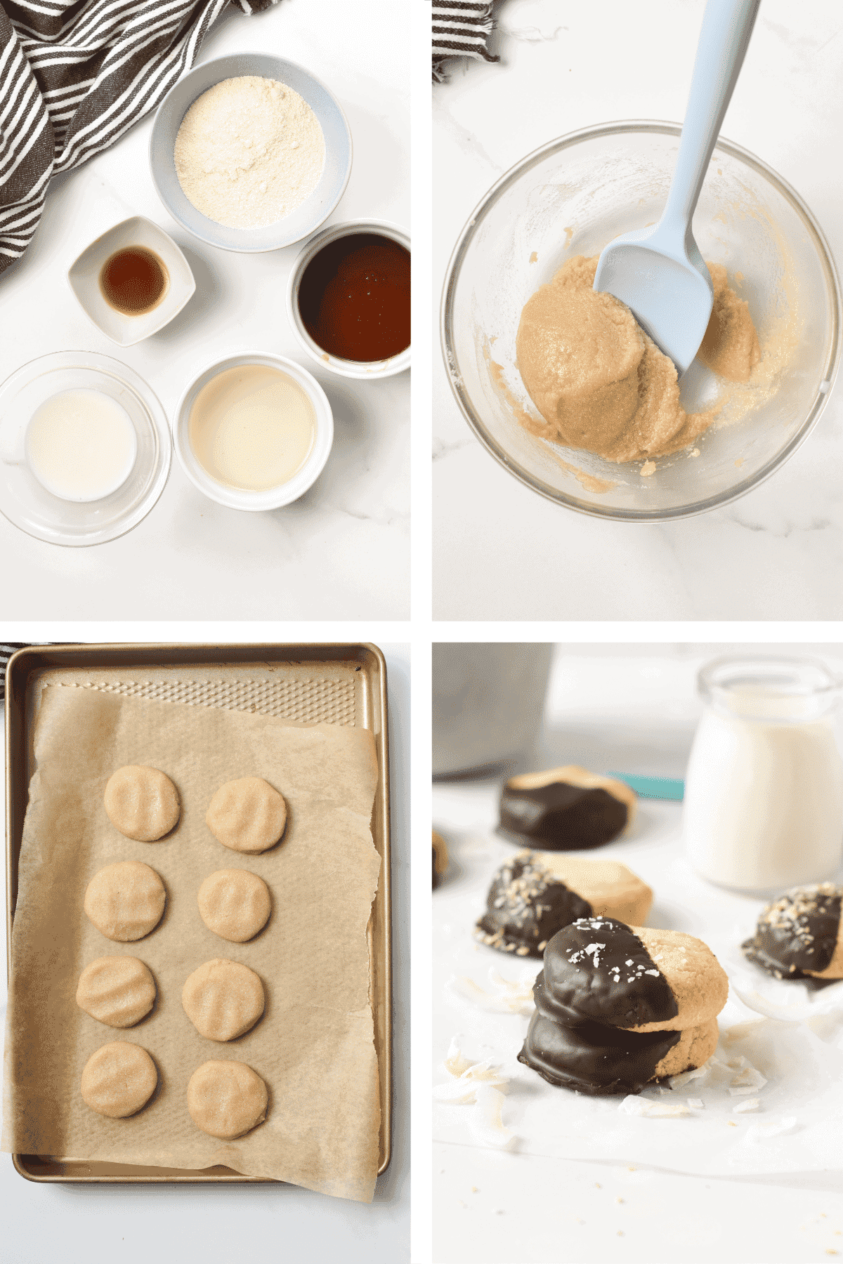Making Coconut Flour Shortbread