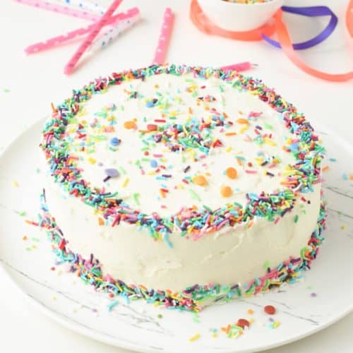 Vegan Funfetti Cake