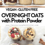 Vegan Overnights Oats with protein powder