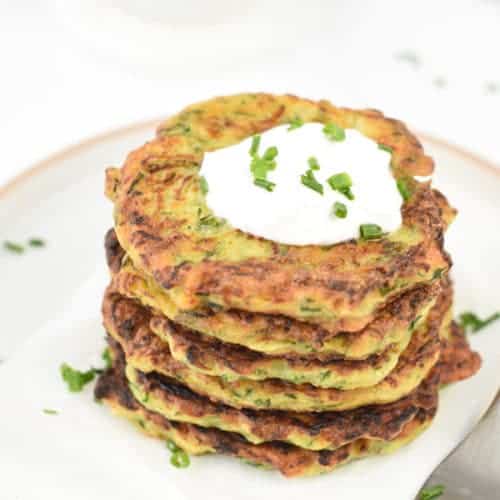 Vegan Zucchini Fritters