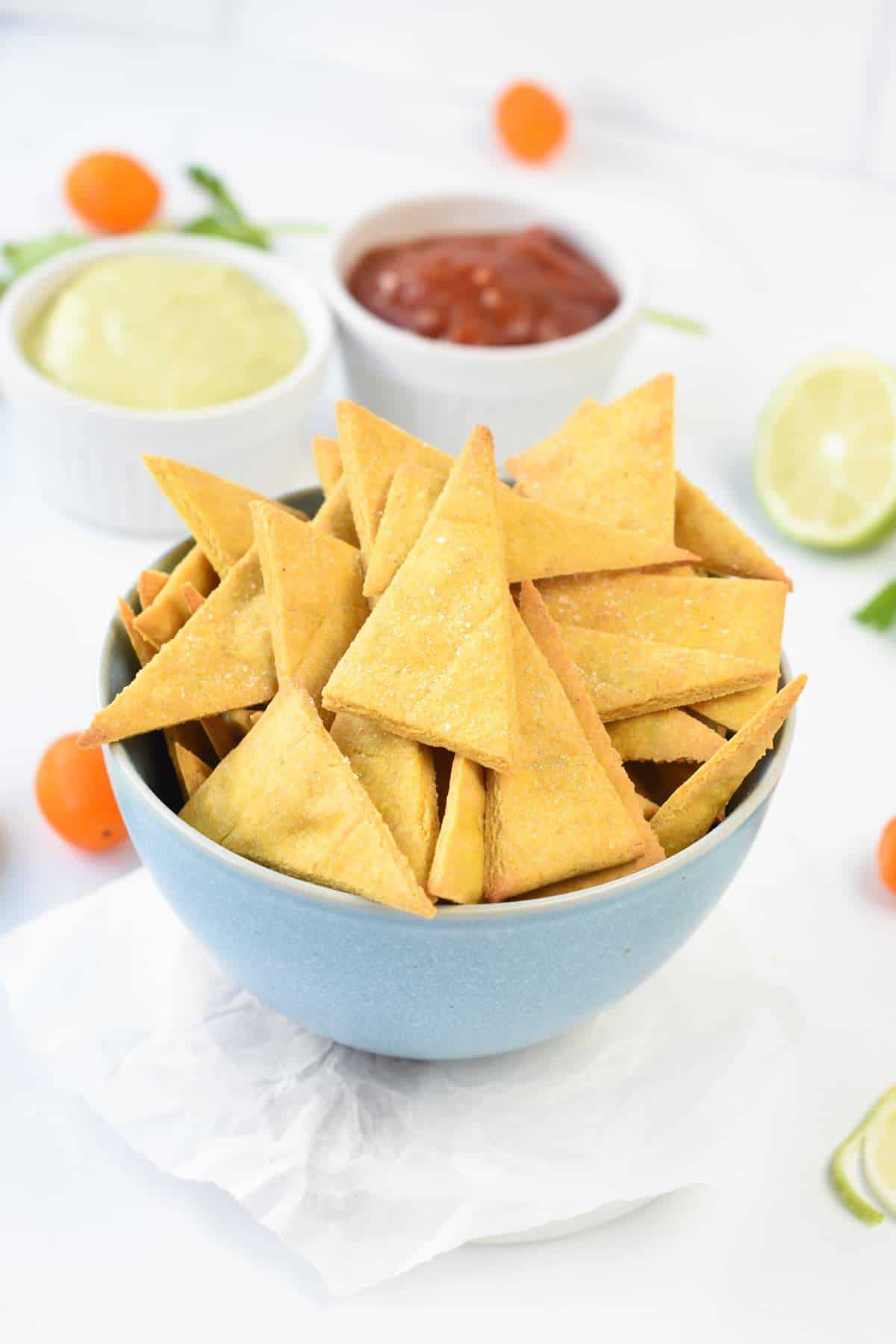 Chickpea flour crackersChickpea flour crackers