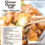 Chinese Orange Tofu