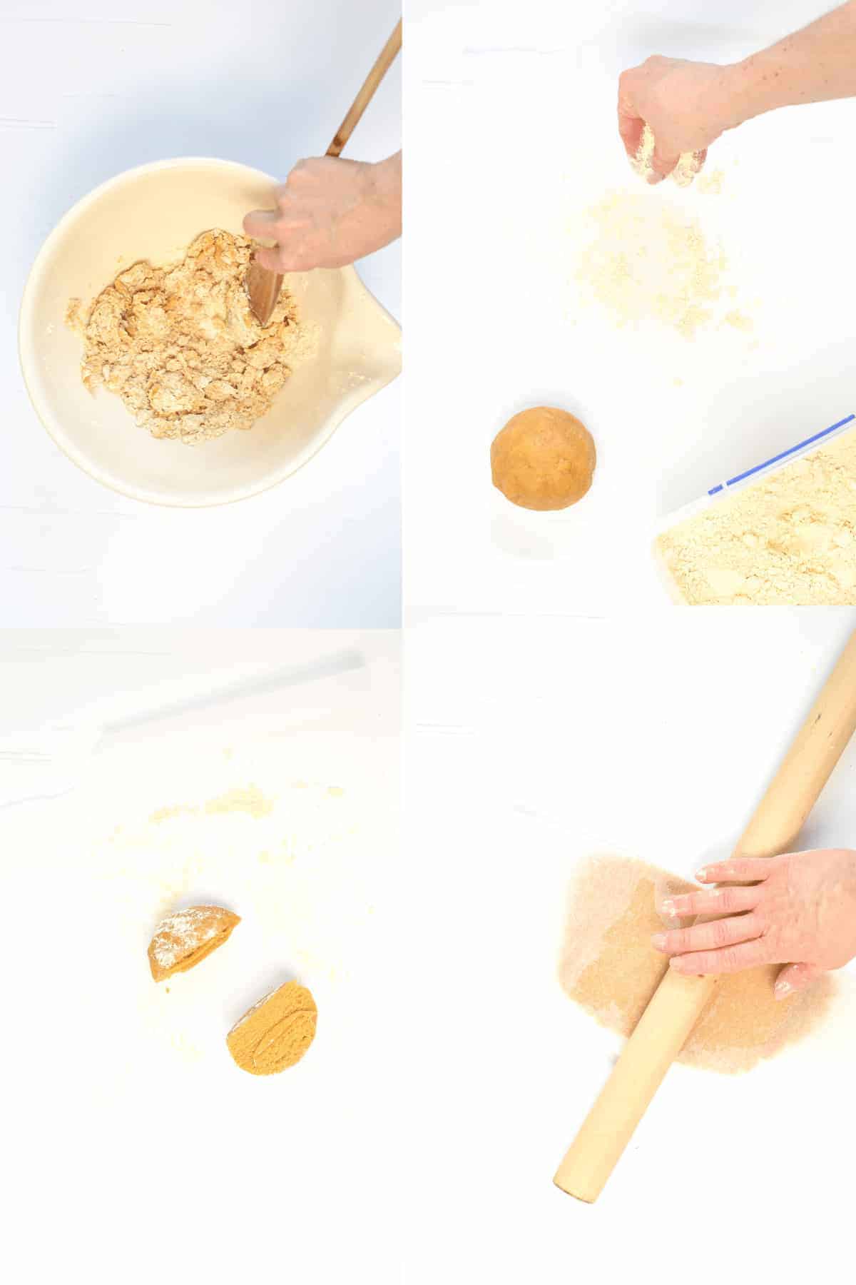 How to make chickpea flour chips dough