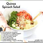 Quinoa and Spinach Salad