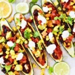 Vegan Stuffed Zucchini Boats