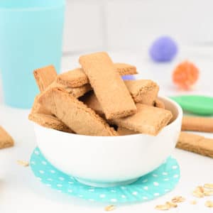Baby Teething Crackers (Egg-free, Dairy-free)