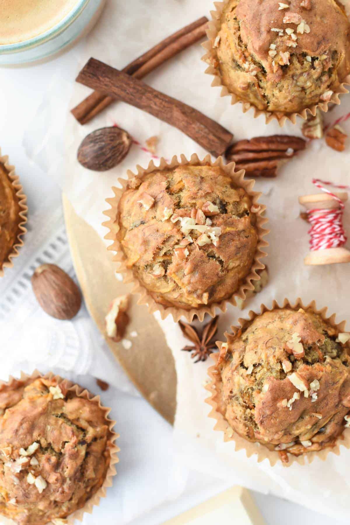Banana Carrot Muffins