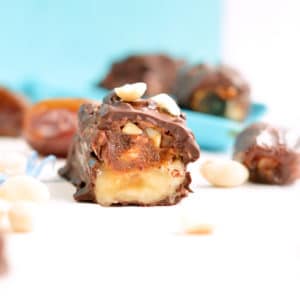 Snickers Frozen Chocolate Banana Bites