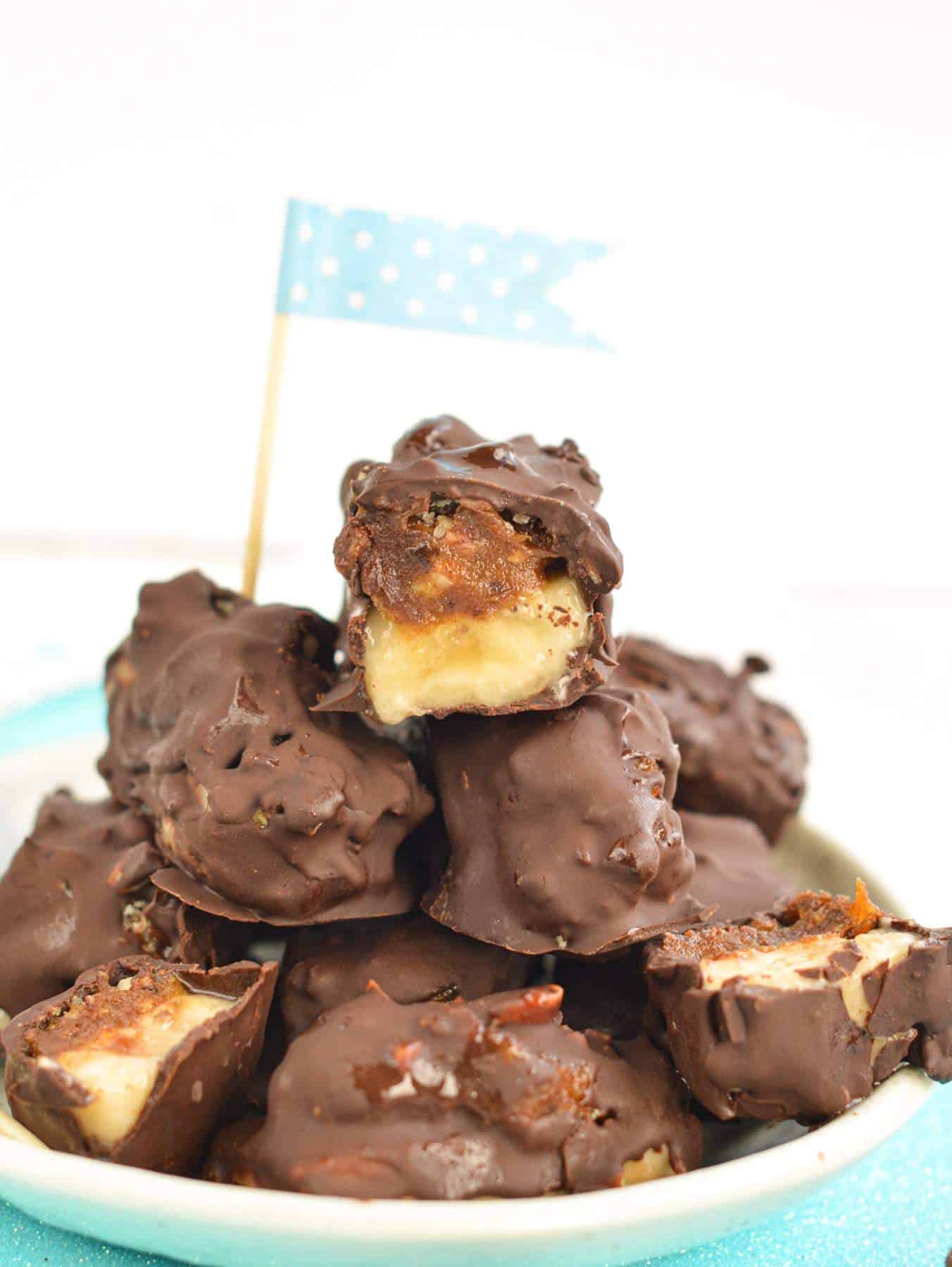 Frozen Chocolate Banana Bites