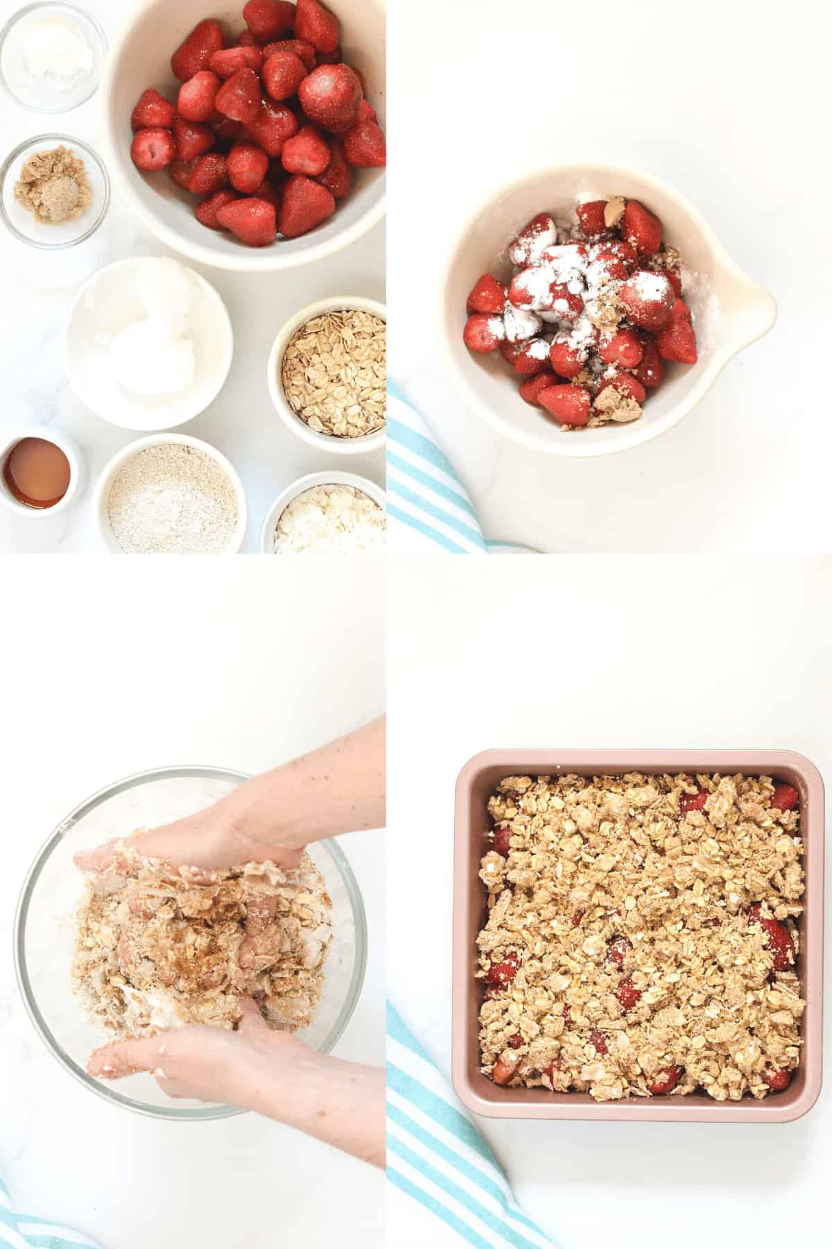 How to make Strawberry Crumble