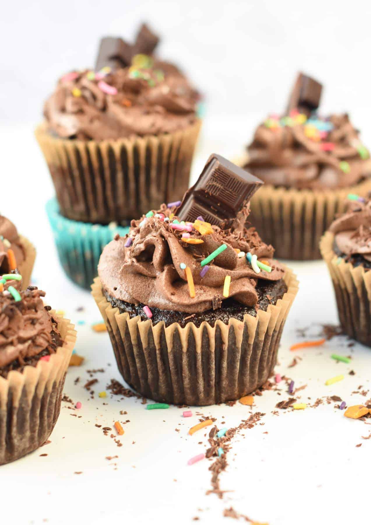 Vegan Kids Chocolate Cupcakes