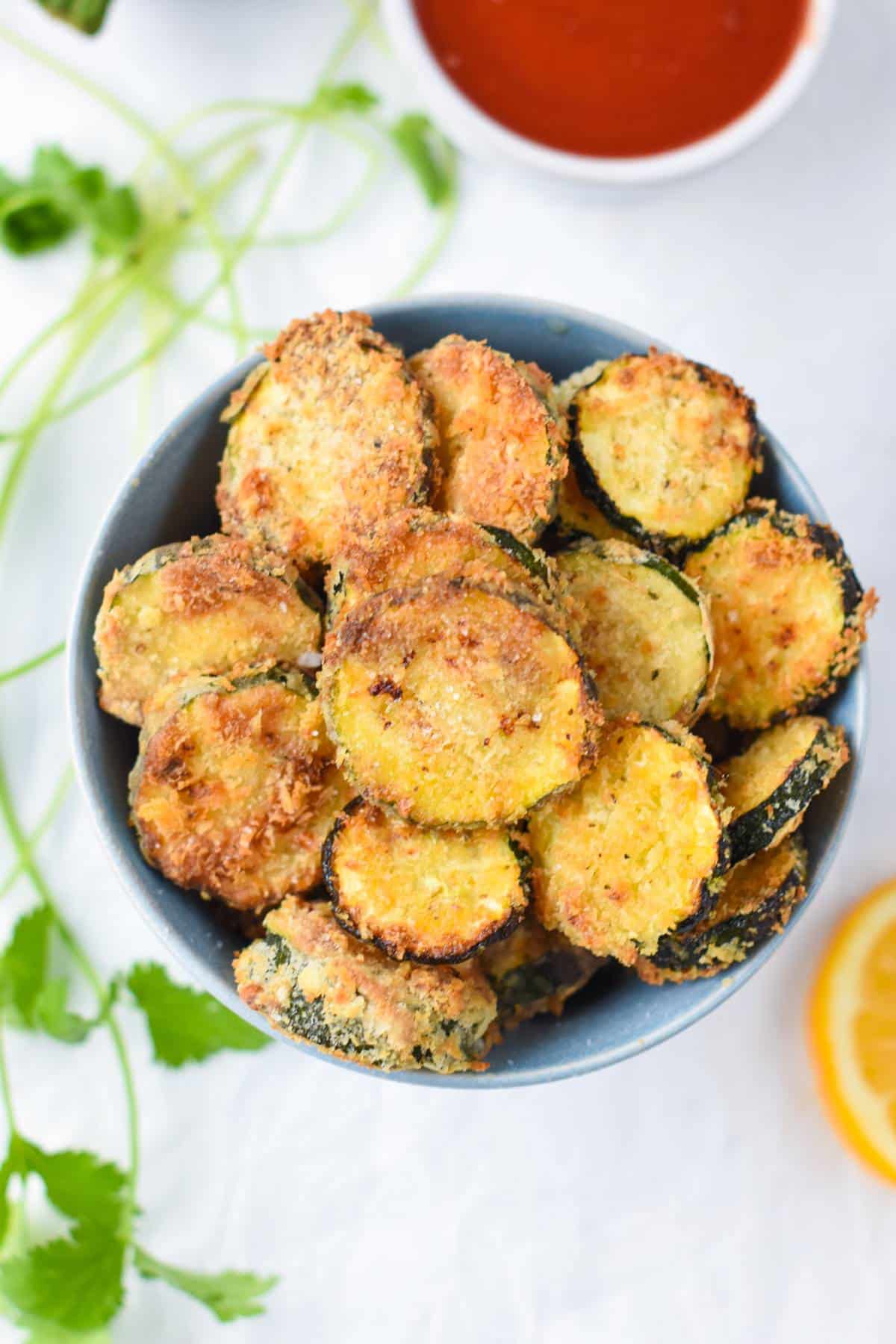 Air Fryer Zucchini Chips