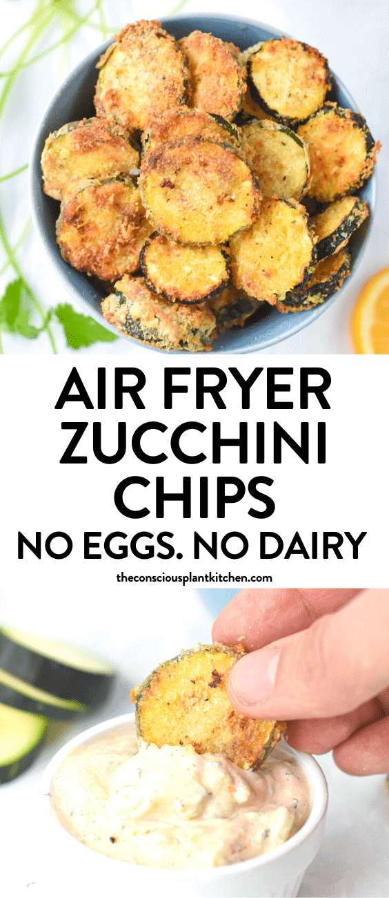 Air fryer Zucchini Chips