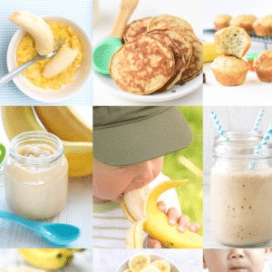Baby Led Weaning Banana Recipes & Tips