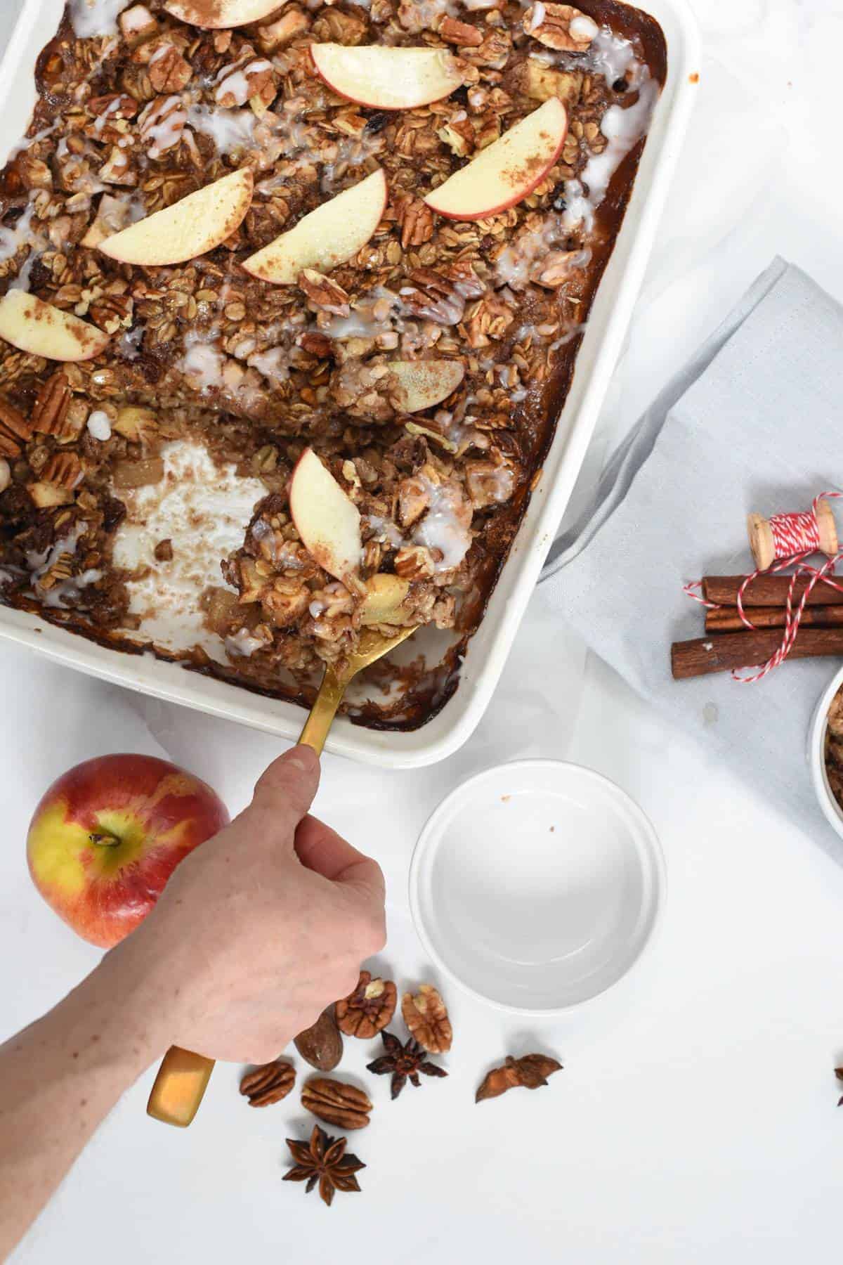 Baked apple oatmeal healthy