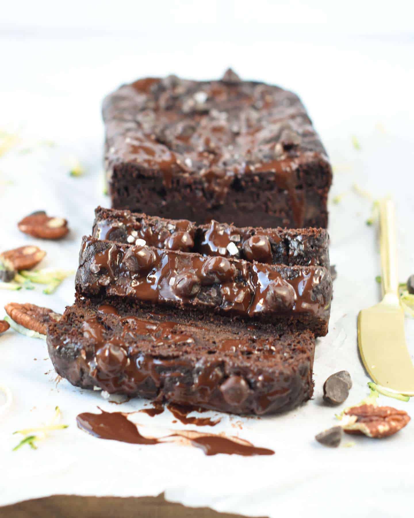 Healthy Vegan Chocolate Zucchini Bread