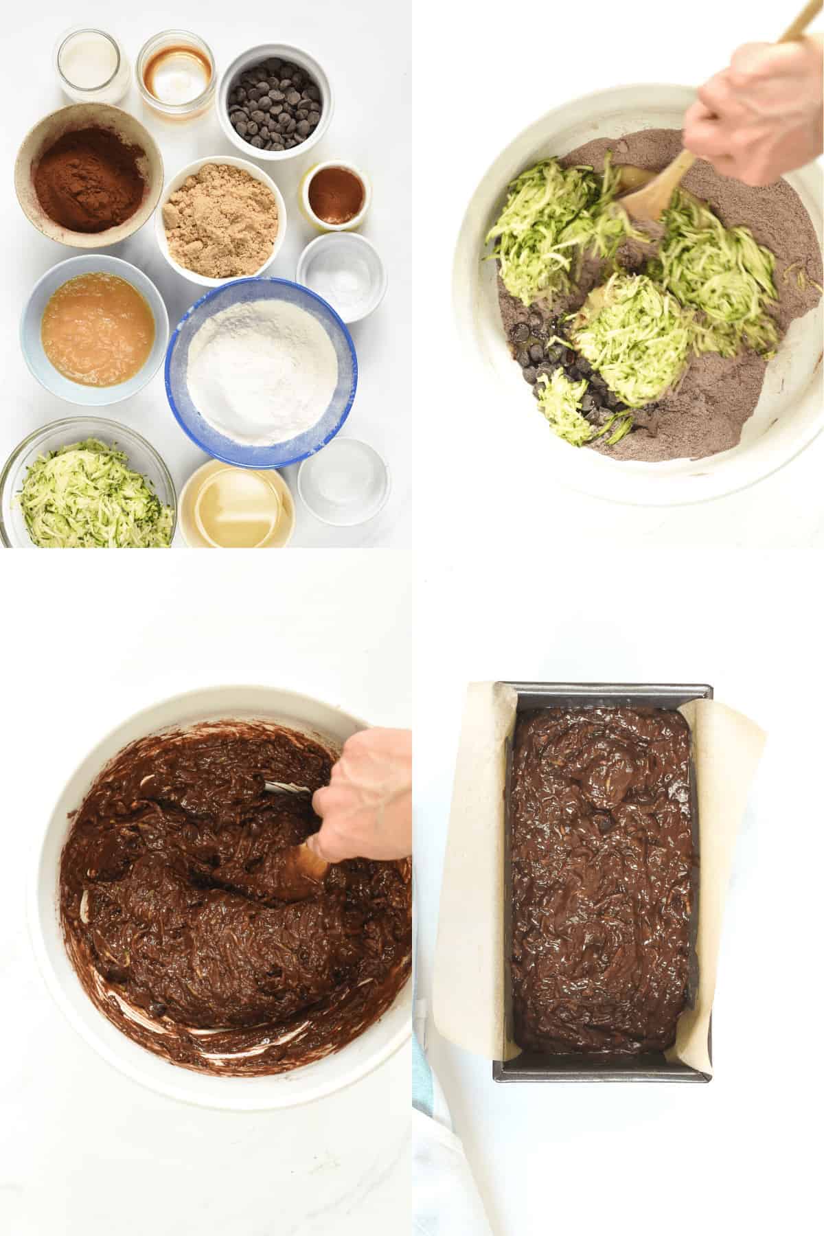 How to make death by CHOCOLATE ZUCCHINI BREAD