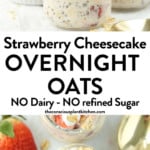 Strawberry Cheesecake Overnight Oats