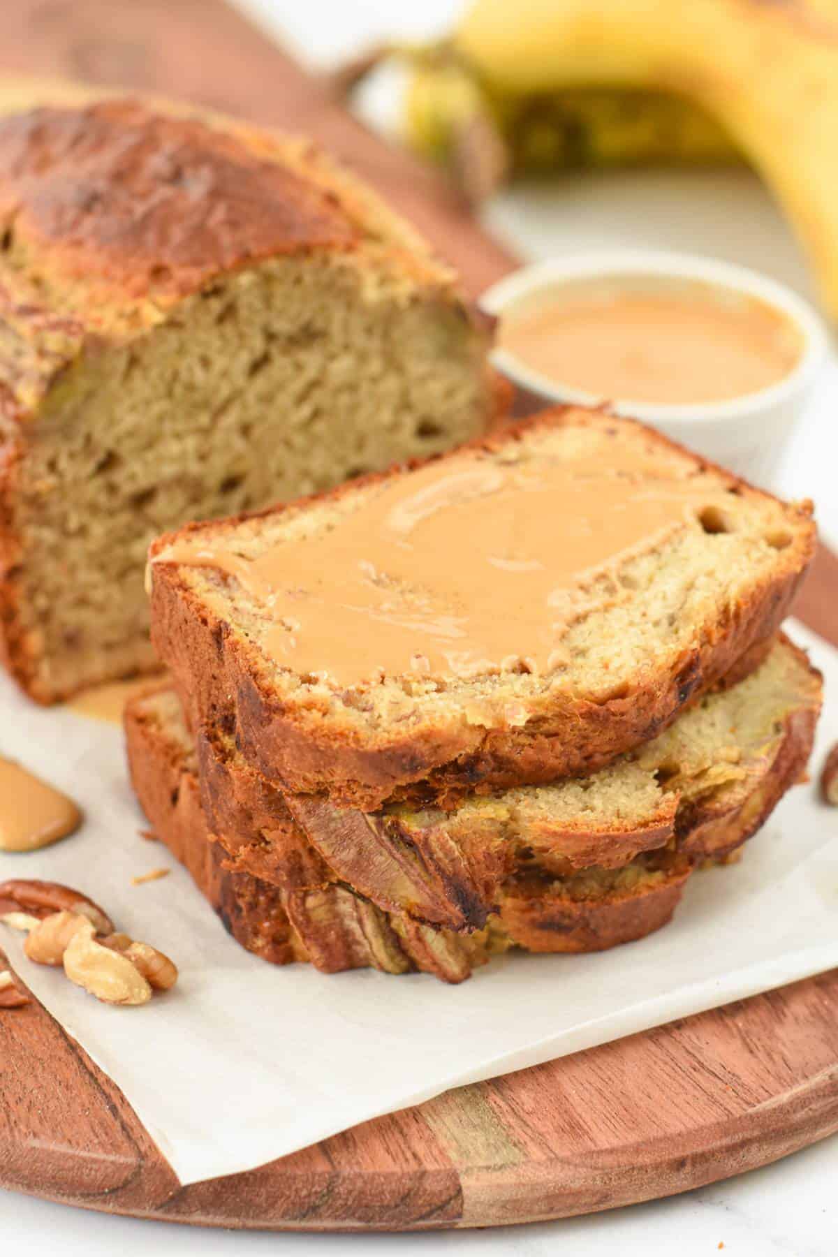 4 ingredient Banana Bread with Self raising flour