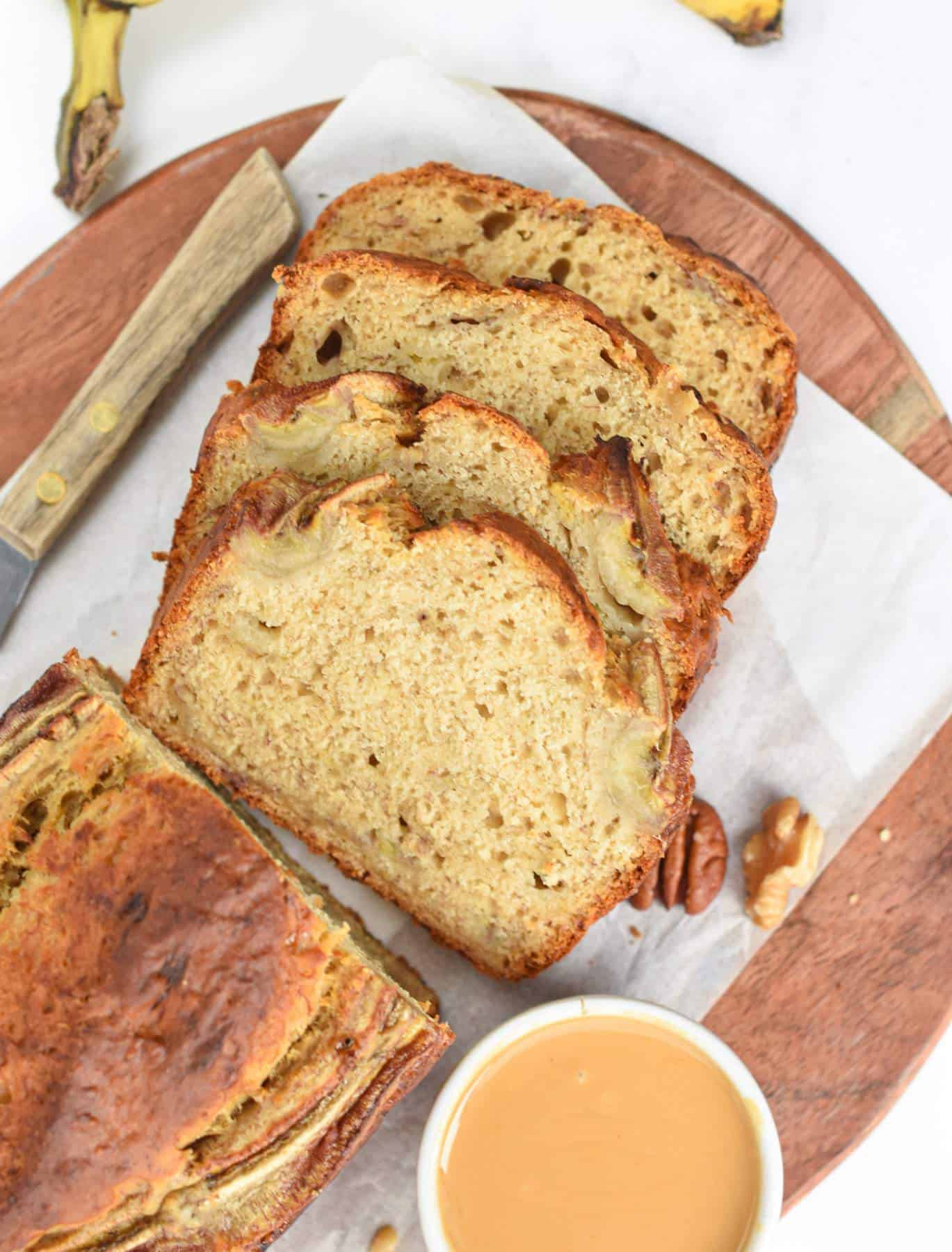 4 ingredient Banana Bread