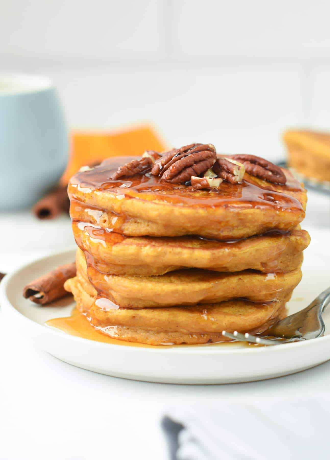 Healthy Pumpkin Pancakes